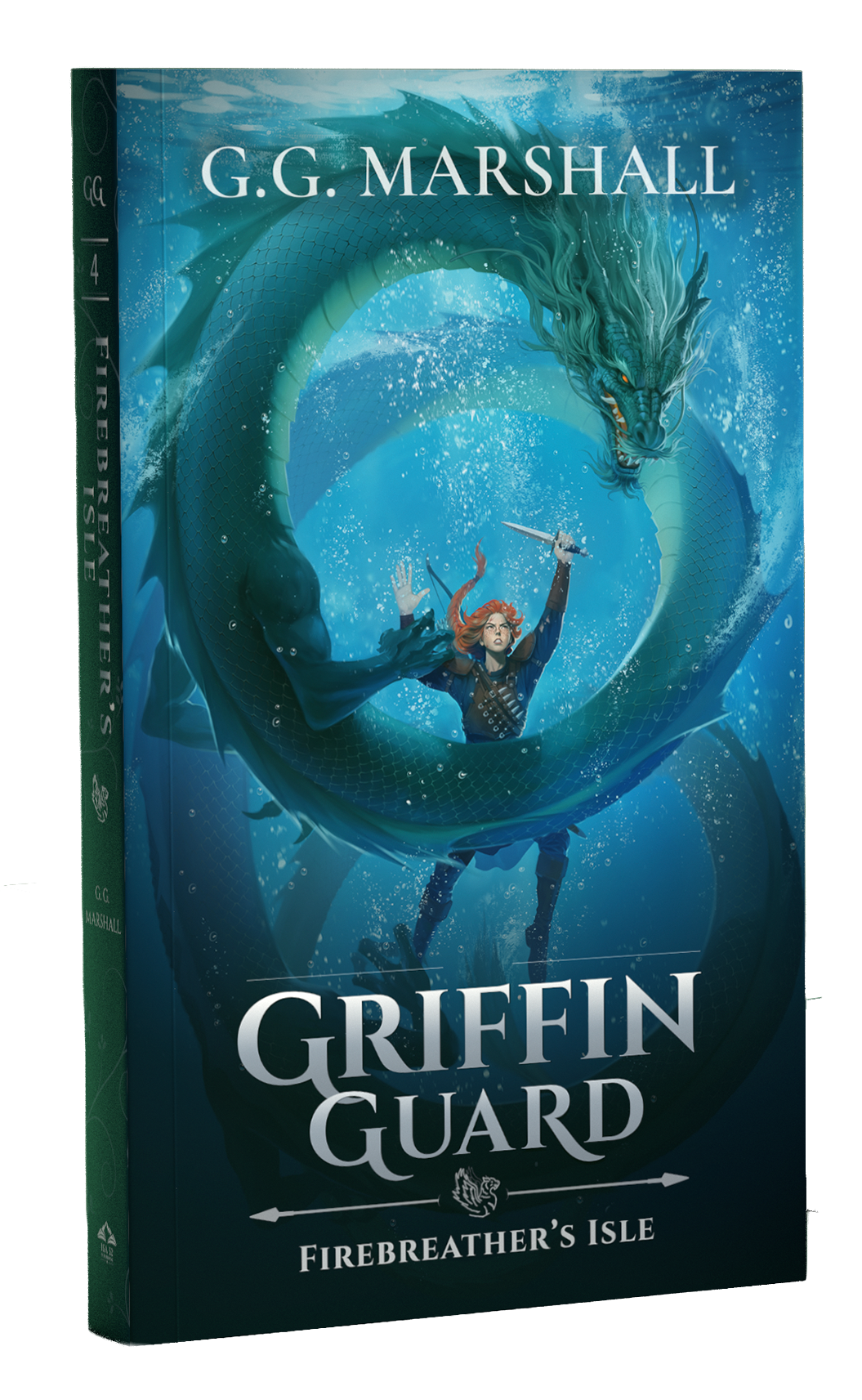 Firebreather’s Isle — front cover and spine